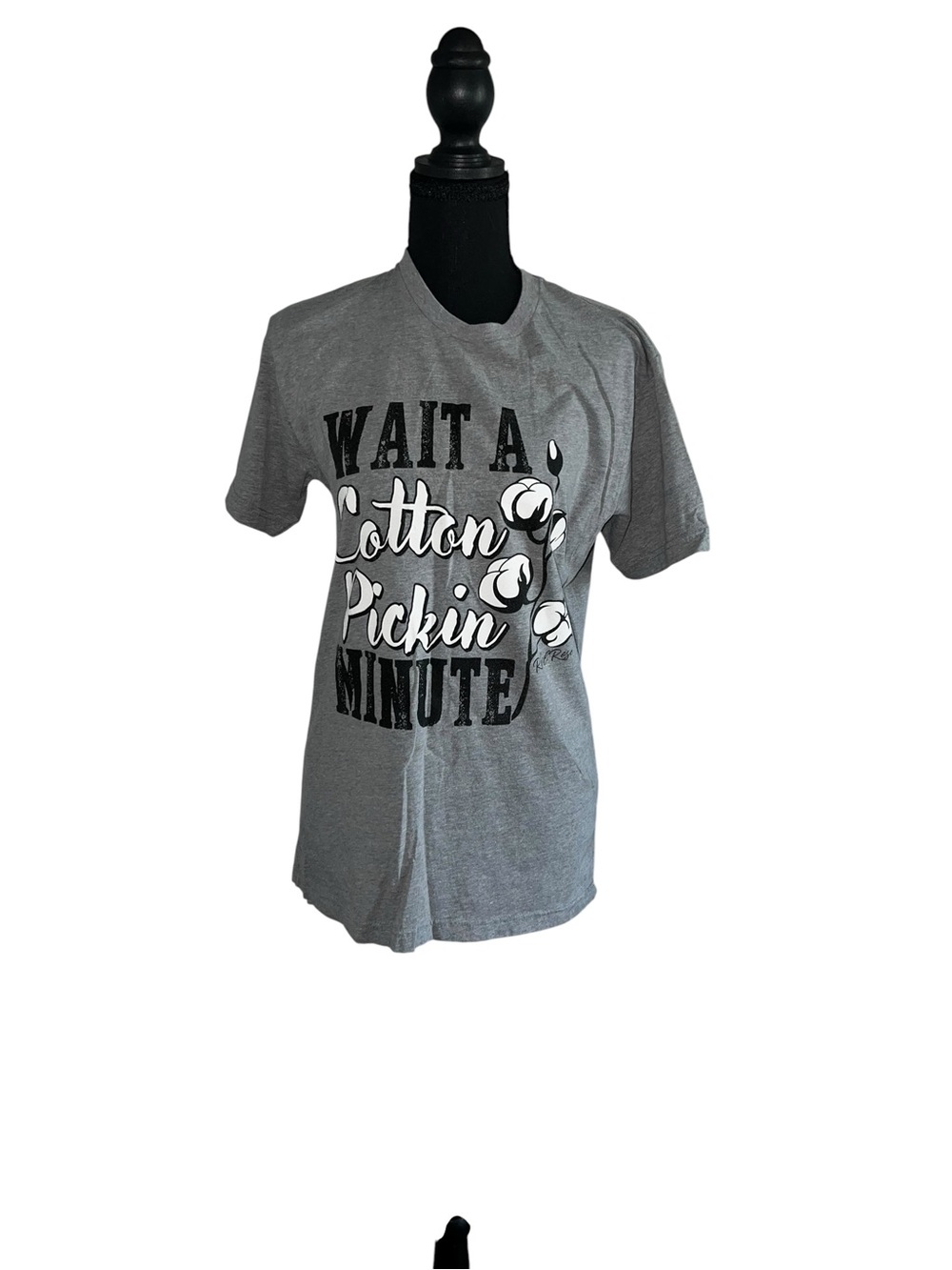 Next Level Apparel Gray Graphic Tee Size Medium